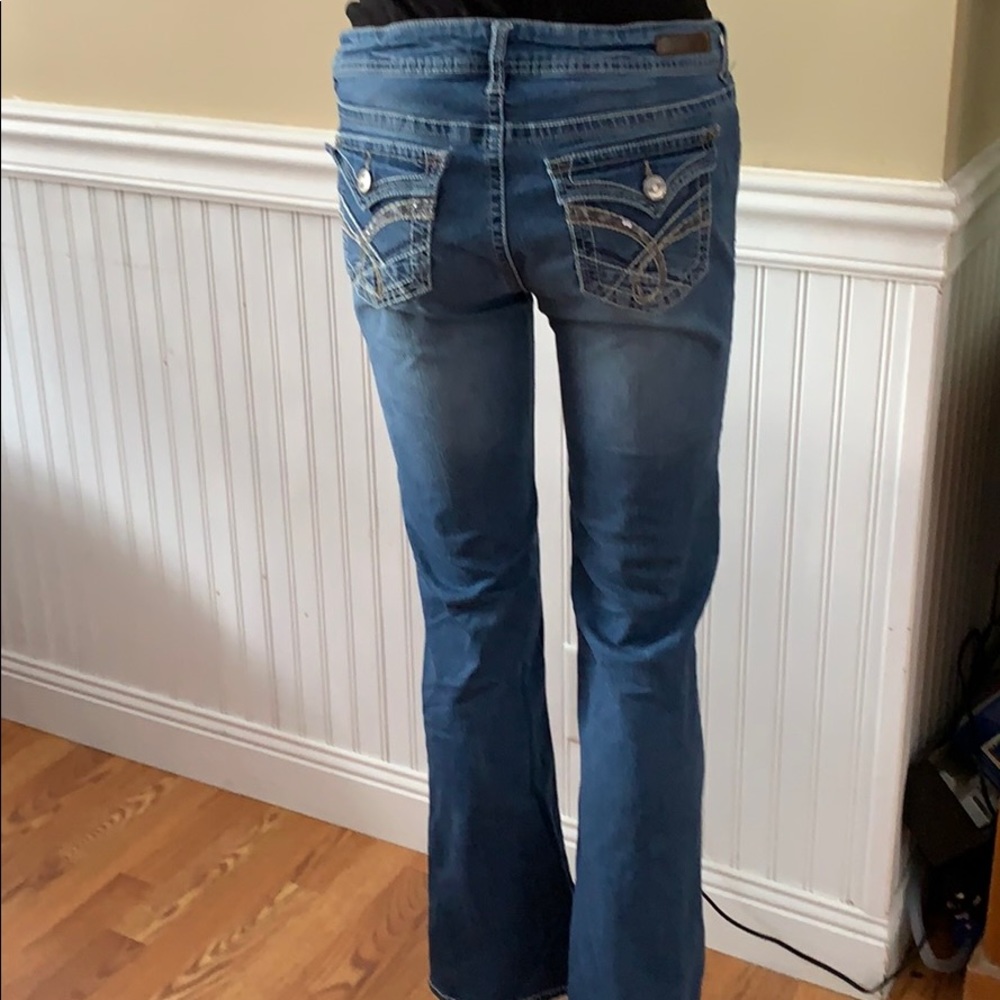 Juniors Size 13 Wallflower blue jeans